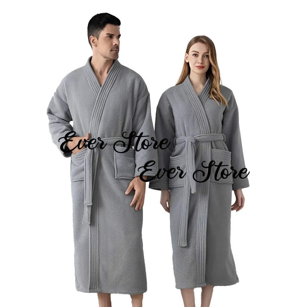 READY STOK Ever Handuk Kimono Jubah Mandi Pria Wanita Jumbo LD 120cm PB 115cm Siap kirim