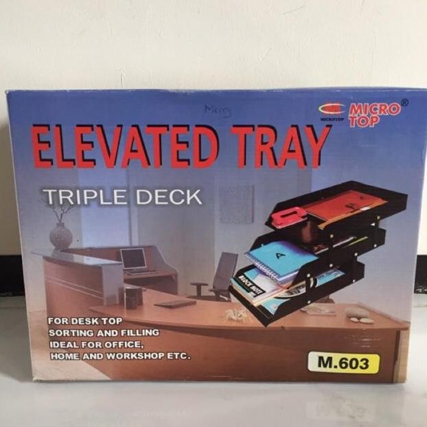 

Elevated Tray 3 Stage Bak Surat 3 Susun Microtop