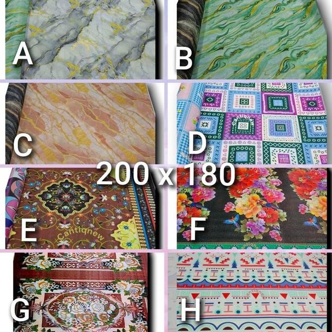 KARPET FOAM 180 X 200 TEBAL 6 MM MOTIF BOLAK BALIK | TIKAR KARAKTER