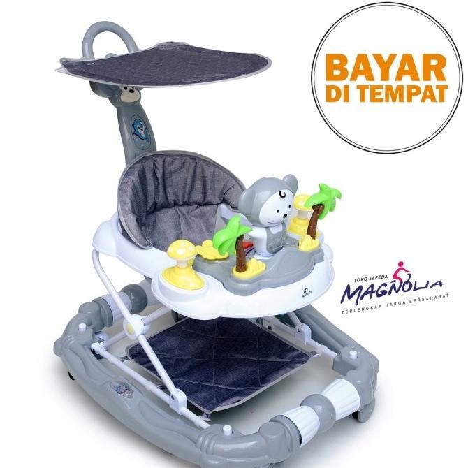 Baby Walker Wolker Spacebaby Roda Dorongan Bayi Belajar Jalan Anak Apolo Kereta Bayi Belajar Jalan -