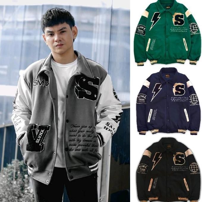Varsity Jaket Baseball Slvhx Salviohexia (Best Quality)
