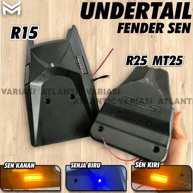 Promo FENDER UNDERTAIL YAMAHA R25 MT25 MHR LAMPU SEIN SEN BELAKANG ORIGINAL COD