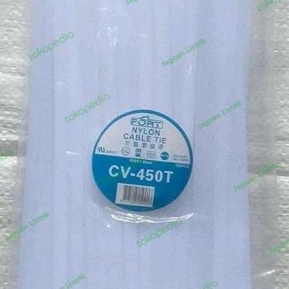 

TERMURAH - Kabel Ties CV 450 Fort 7.6mm Gemuk isi 100 pcs CV-450T Putih/Hitam