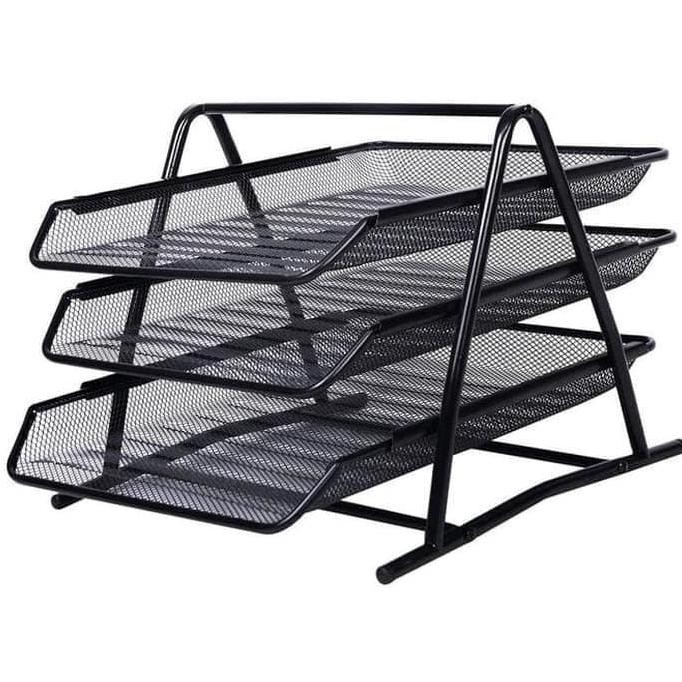 

BEBAS ONGKIR - Letter tray 3 susun / Bak surat jaring
