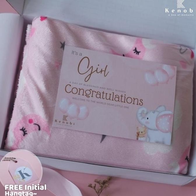 Selimut / Blanket Baby Hampers | Kado Lahiran | Hampers Bayi Newborn | [[ Kenobi Box ]]