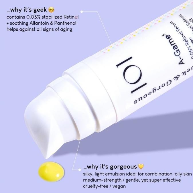 Geek & Gorgeous 0.05% Retinal 101 A-Game 5