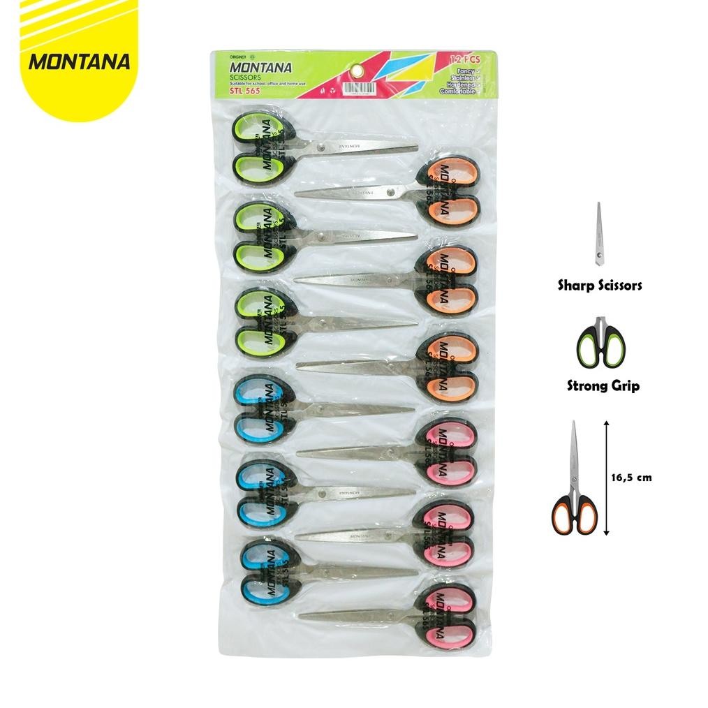 

Baru MONTANA Gunting Stainless 16.5cm - Multipurpose Anti Karat STL-565