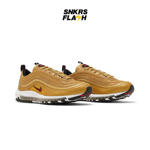 NIKE Max 97 Metallic Gold Bullet Sepatu Sneakers Pria - DM0028700 - Size 44
