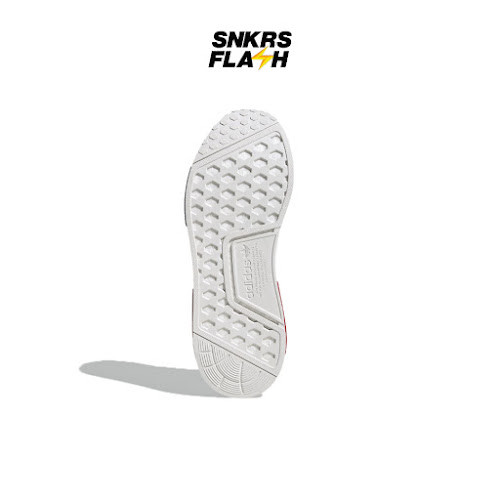 ADIDAS Nmd R1 White Grey Boost Sepatu Sneakers Unisex - GX9525 - Size 45.3