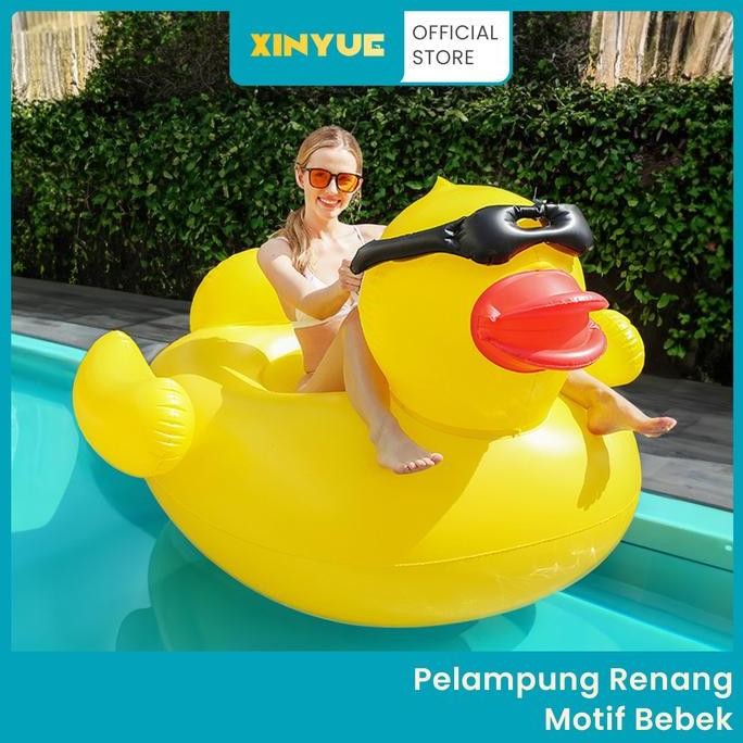 Pelampung renang anak dan dewasa bentuk bebek jumbo
