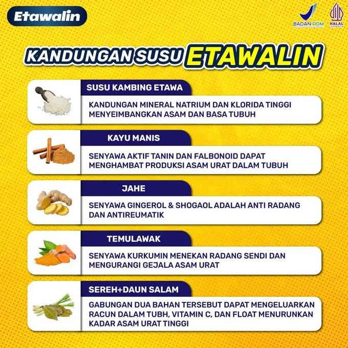 

Etawalin Atasi Neyeri Sendi Dan Tulang Paket 2 Box Susu Kambing Etawa Kualitas Terbaik Harga Termurah