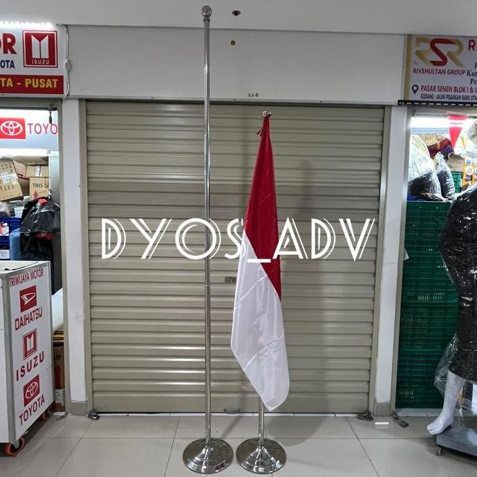 

Terlaris Tiang Bendera Tiang Pataka Ruangan Kuningan/Stenlis Ready Stok