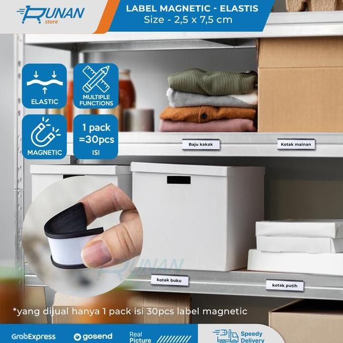 

Label Name Tag Magnetic - Label Magnet Gudang - Penamaan Magnet