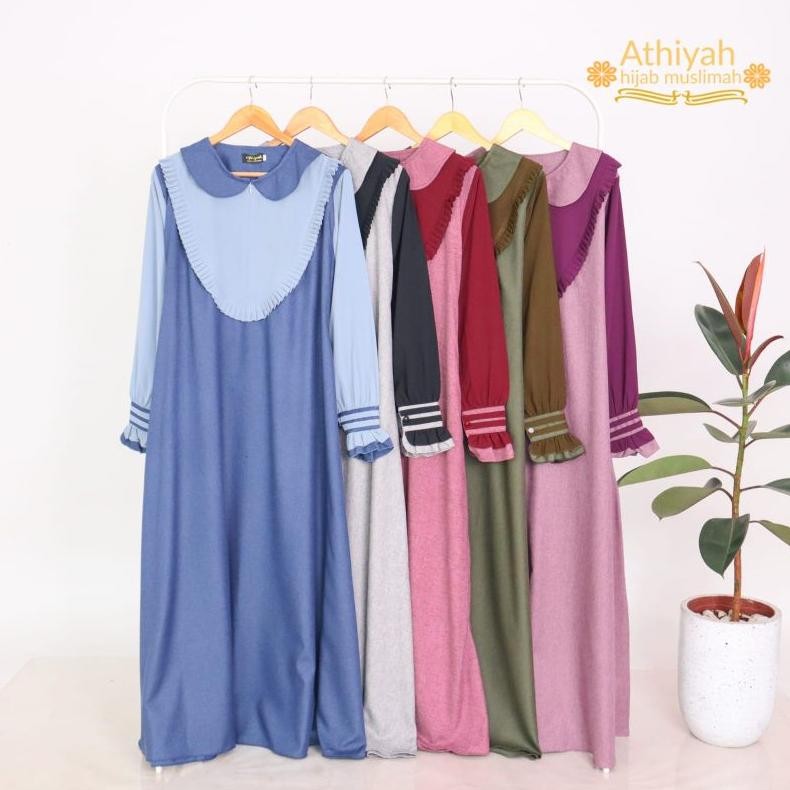 Set gamis Syar'i  katun madinah AST