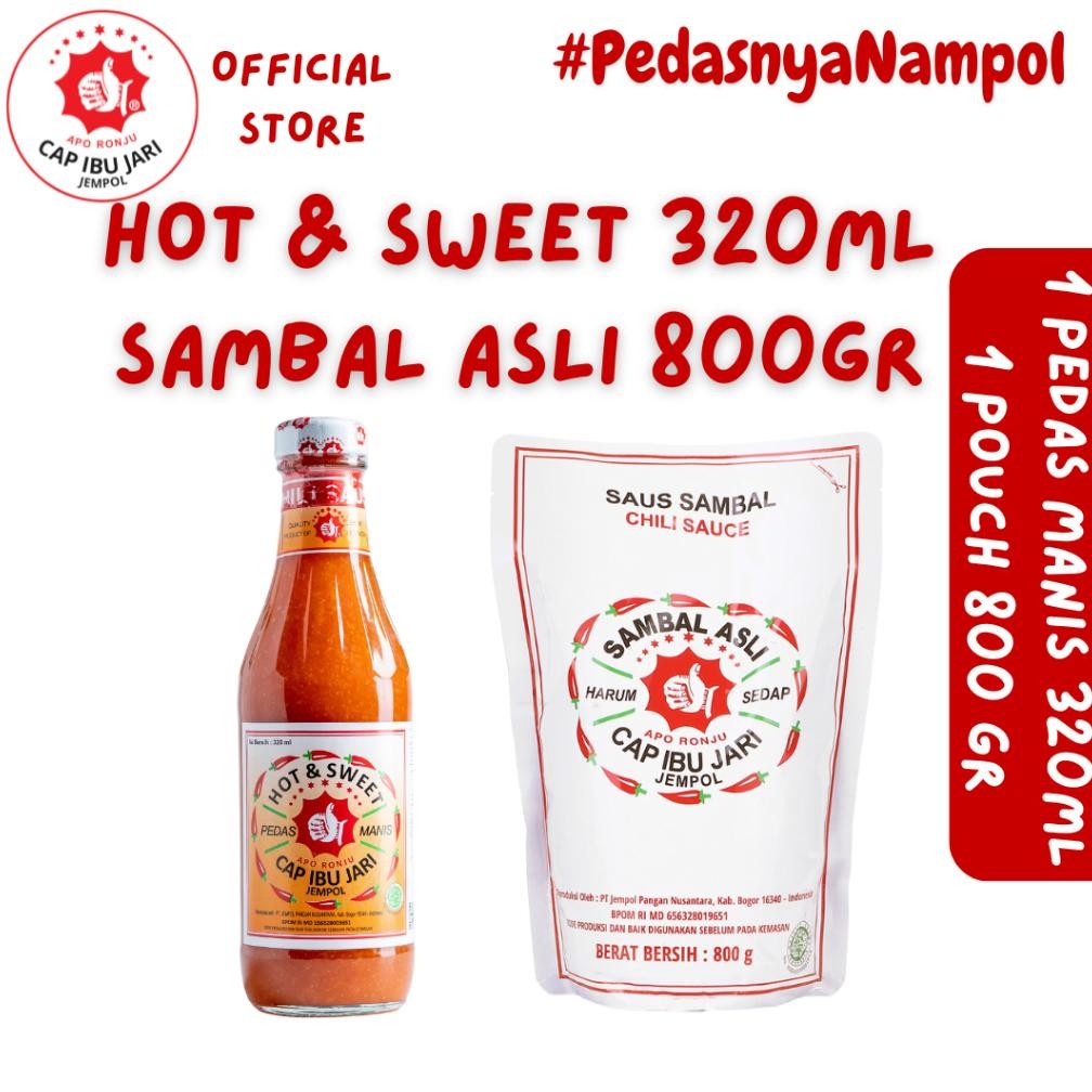 

Sambal Asli Cap Ibu Jari Jempol PAKET MIX 1