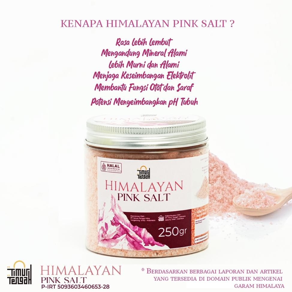 

Timur Tengah Garam Himalaya 550 Gr Premium Himalayan Salt Pure
