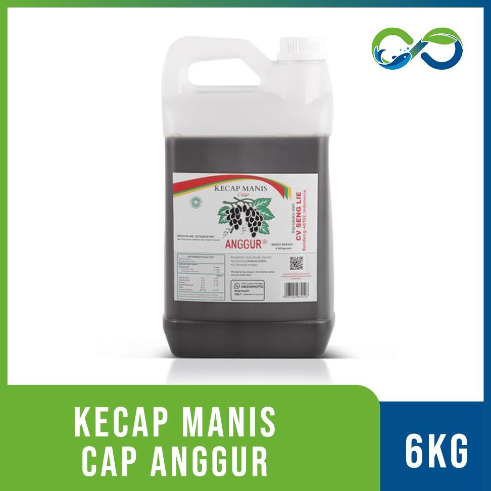

[AquaEcoFarm] Kecap Manis Cap Anggur 6KG Jerigen Bandung RB10