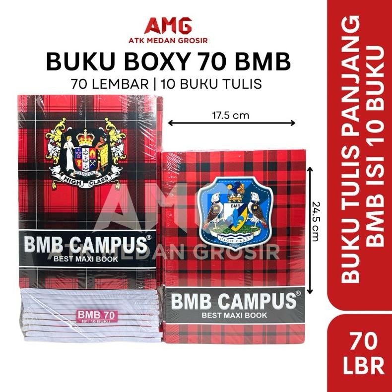 

BUKU PANJANG BMB ISI 70 LEMBAR (BEST SELLER) HARGA PER PACK 10 BUKU