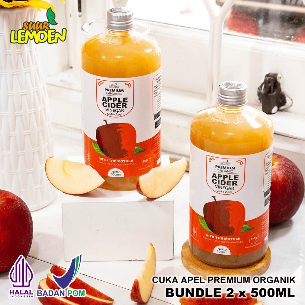 

Suur Lemoen Cuka Apel Vinegar With Mother 1 Liter Untuk Kesehatan