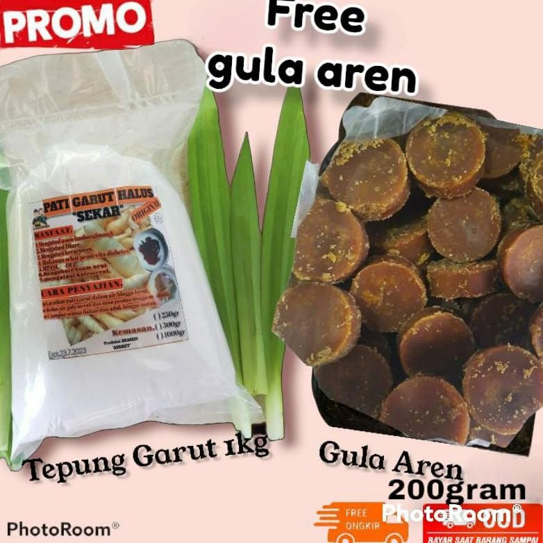 

TEPUNG PATI GARUT +GULA AREN 200 GRAM