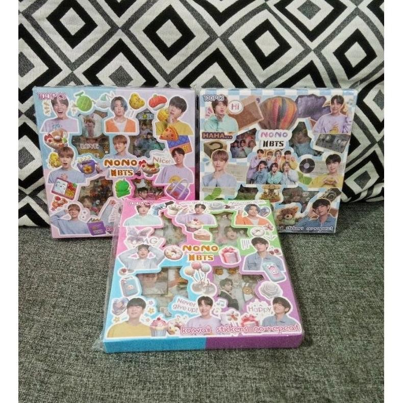 

Sticker Nono Bts Jungkook V Jimin Suga Seokjin Rm J-Hope - Sticker Waterproof Sticker Viral Lucu Stock