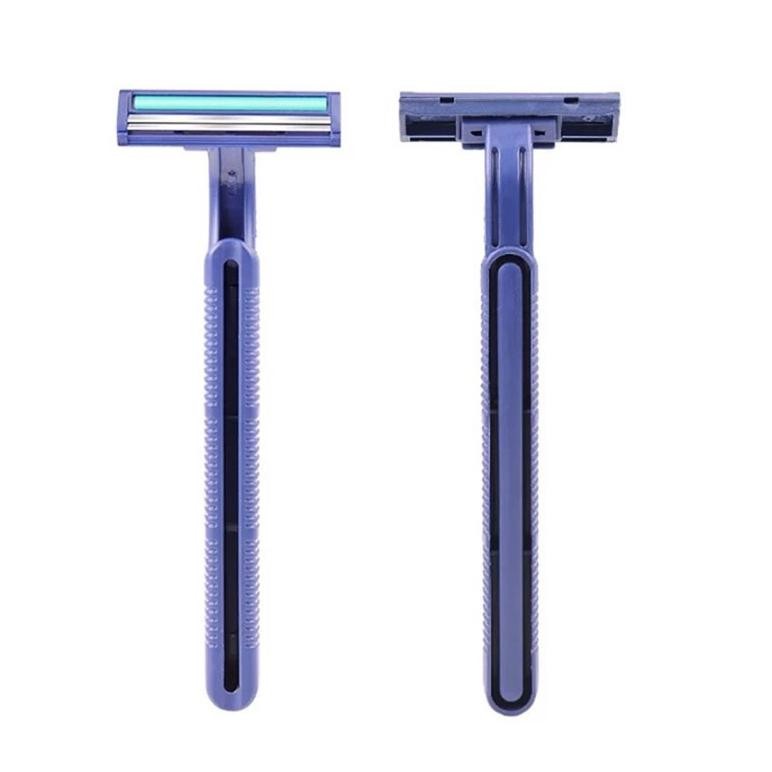 Pisau Cukur Satuan Dengan 2 Mata Pisau Isi 24 Pcs Potong Kumis Jenggot Murah Trend