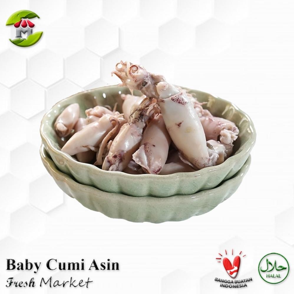 

[DEPOK] Baby Cumi Asin Pack 250gr RB10