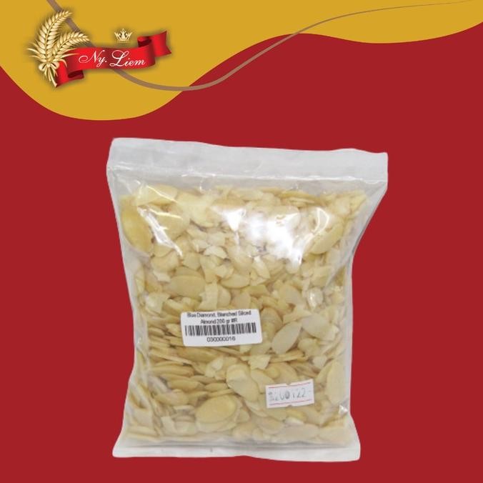 

Blanched Sliced Almond / Almond Potong 200 gram RB10