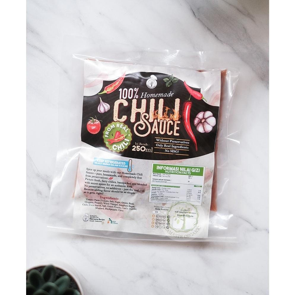 

REFILL HOMEMADE CHILI SAUCE - SAUS SAMBAL HOMEMADE NON MSG 250ML RB10
