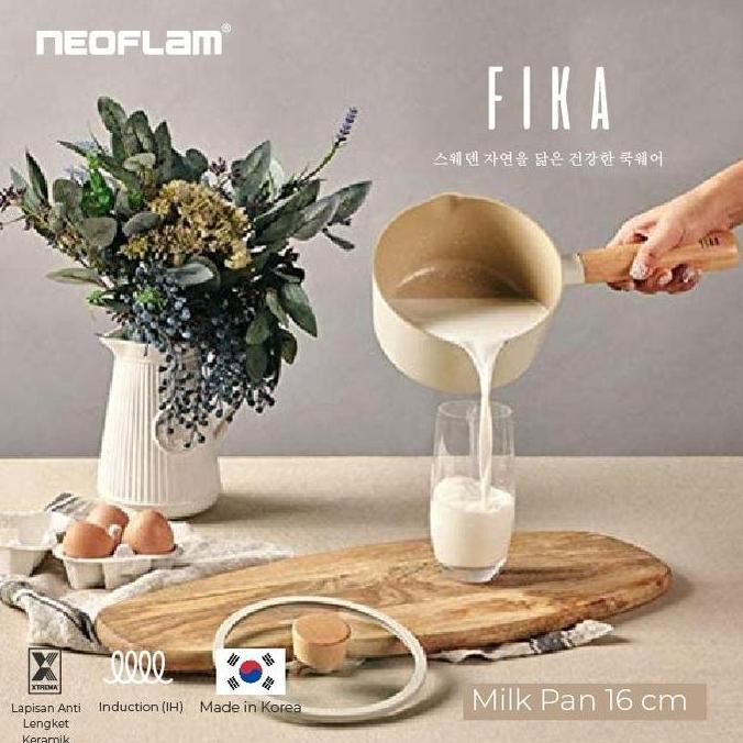 Neoflam FIKA Milk Pan Panci Susu Keramik Induksi