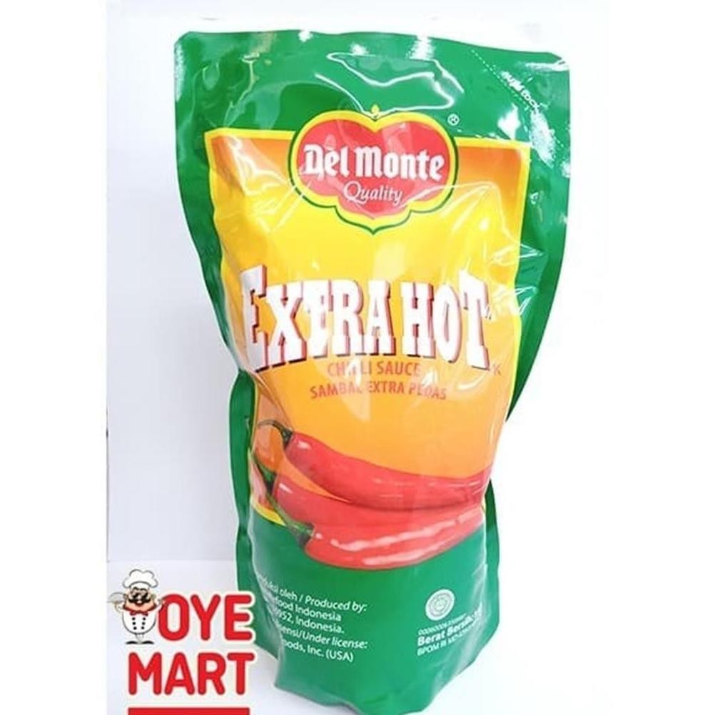 

DELMONTE EXTRA HOT STANDING POUCH 1KG / SAUS SAMBAL PEDAS POUCH 1 KG RB10