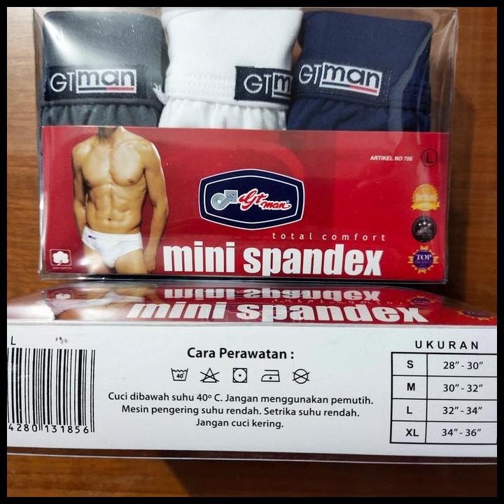 Terlaris Celana Dalam Gt Man 708 / Cd Gt Man Mini Spandex / Cd Gt Man 708 High Quality