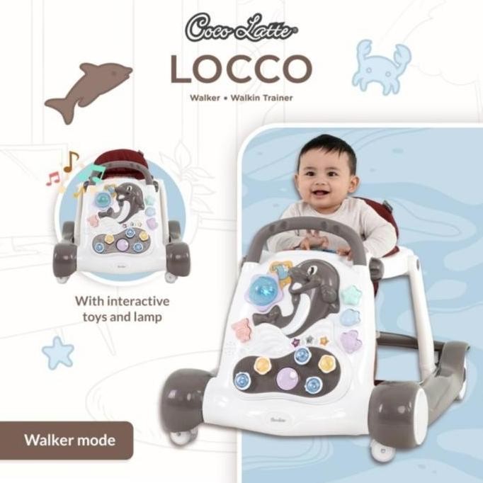 Baby Walker Cocolatte Locco / Walker Trainer / Alat Bantu Jalan Baby