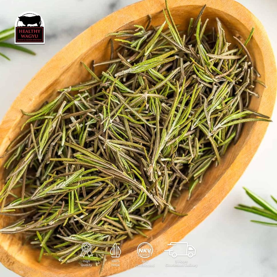 

Rosemary Leaves Daun Rosemary Kering Rempaku 40gr Healthy Wagyu RB10