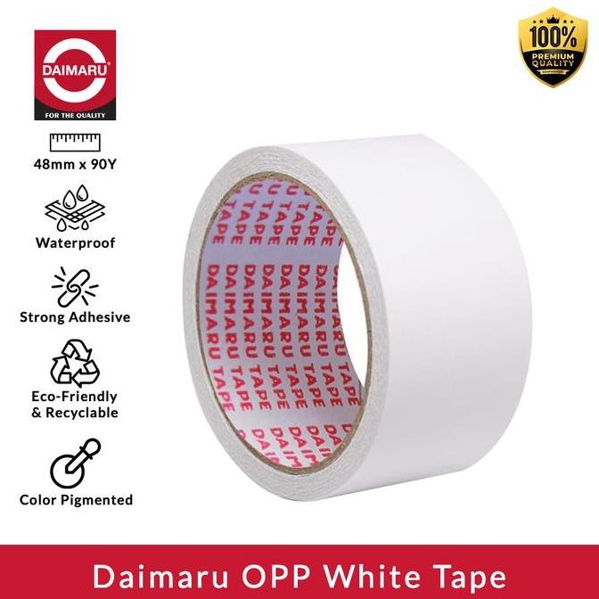

Daimaru Opp Tape White Color 48Mm X 90 Yard Lakban Plastik Putih Co