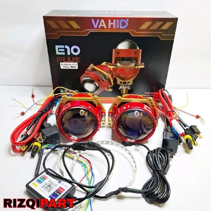 . Vahid biled e10 24 Volt paket komplit lampu utama sepasang