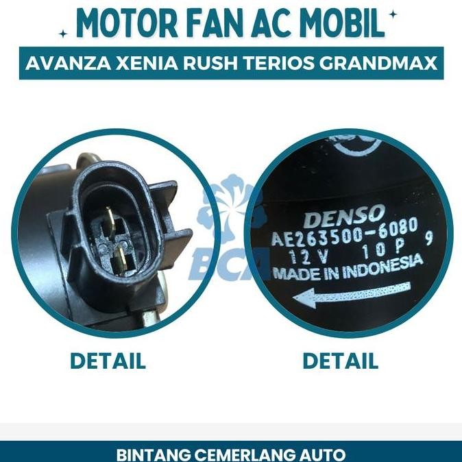 . Motor Fan Radiator Ac Mobil Avanza Xenia MOTORFAN Terios Rush ORIGINAL