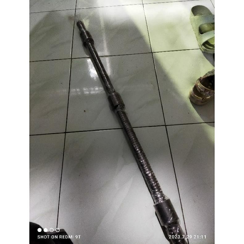 as drat 1 inch ( 25,4mm ) drat kotak panjang 80cm dan 1 meter