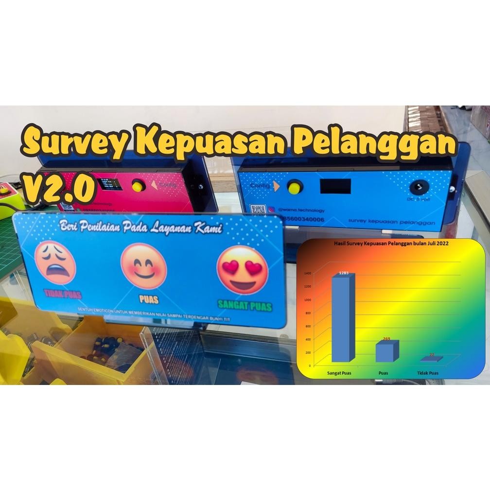 Alat Survey Kepuasan Pelanggan - Touch Panel