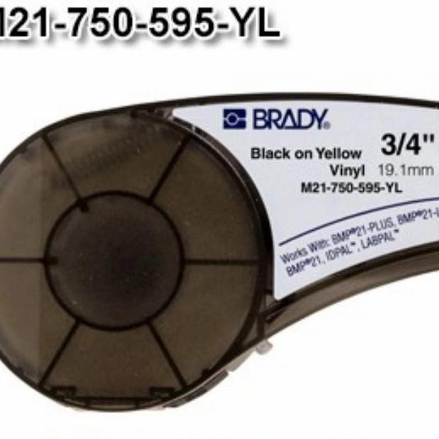 

Tape Label Brady Vinly 19Mm Black On Yellow M-21-750-595 Yl Co