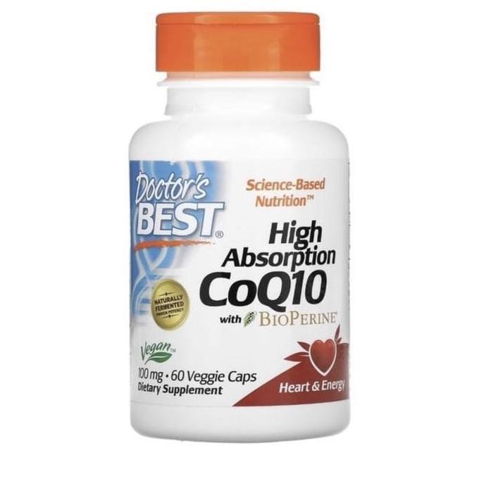Doctor'S Doctor Best Coq10 Coq 10 High Absorption 100 Mg 100Mg 60 Caps Original Produk