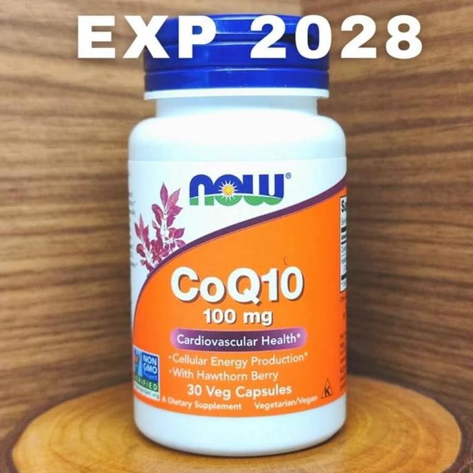 Now Coq10 Coq 10 Co Q10 100Mg 100 Mg 30 Original Produk