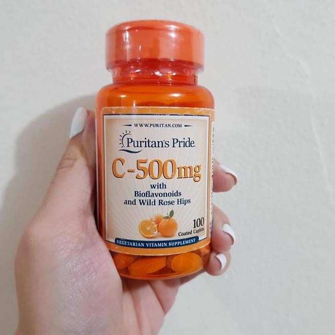 Puritan Puritan'S Pride Vitamin Vit C 500 Mg 100 Caps Original Produk