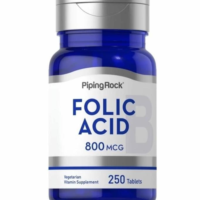Pipingrock Folic Acid 800Mcg 800 Mcg 250 Tabs Original Produk
