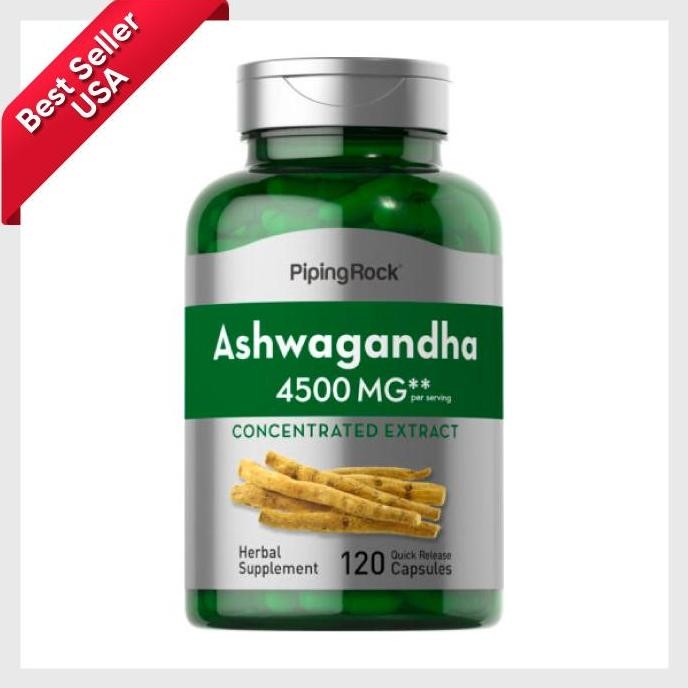 NEW Ashwagandha 4500mg 120 tabs - Asli 100% Ori merek pipin
