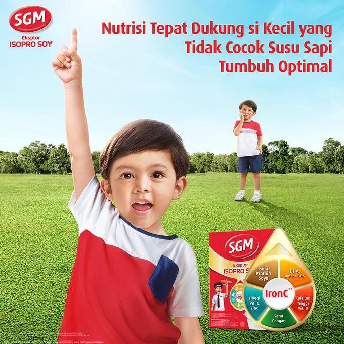 

700GR SGM ISOPRO Eksplor SOY 1+ Madu | Susu Pertumbuhan KS