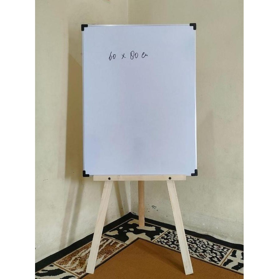 

BEBAS ONGKIR - Whiteboard Standing 120cm Vertikal,Papan Tulis White Board Penyangga,Polos Tidak di Cat