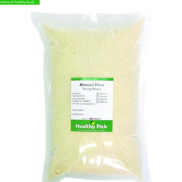

Almond Flour Tepung Almond Bubuk Keto 1 Kg