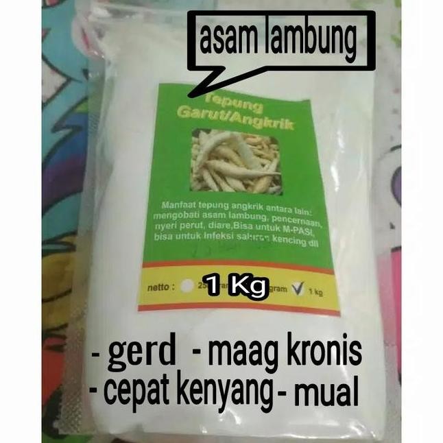 

Pati Asam Lambungtepung Garut Free Gluten 1 Kg
