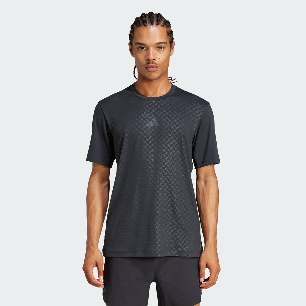adidas Gym & Training PrimeLift 3-Stripes Tee Men Black JI8215